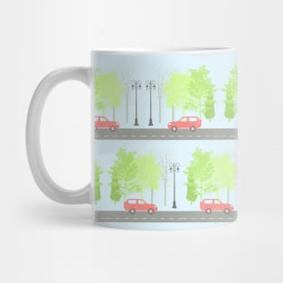 Cars and trees Mug